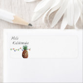 Mele Kalikimaka - Étiquettes de Noël (En situation)