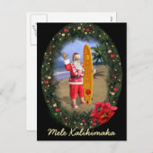 Mele Kalikimaka Feestdagenkaart (Voorkant / Achterkant)