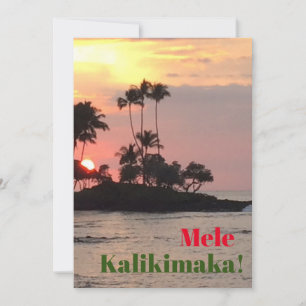 Mele Kalikimaka Feestdagenkaart