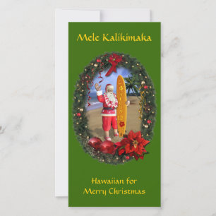 Mele Kalikimaka Feestdagenkaart