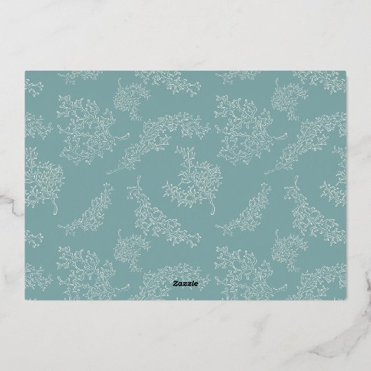 Mele Kalikimaka | Foto Hawaiian Folie Feestdagenkaart (Achterkant)