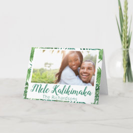 Mele Kalikimaka Foto Kerstmis Kaart