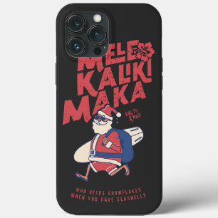 Mele Kalikimaka - Funny Santa Hawaiian Kerstmis iPhone 13 Pro Max Hoesje