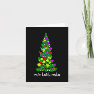 Mele Kalikimaka Hawaiaanse Kerstkaart Bedankkaart