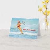 Mele Kalikimaka, Hawaiiaanse Kerstmis Kitesurfing Kaart (Gele Bloem)