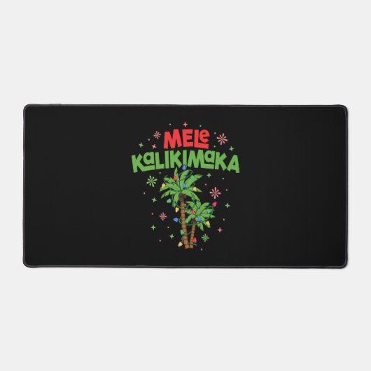 Mele Kalikimaka Hawaiian Christmas Palm Tree Light (Recto)