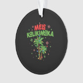 Mele Kalikimaka Hawaiian Christmas Palm Tree Light (devant)