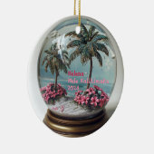 Mele Kalikimaka Hawaiian gepersonaliseerd Ornament (Rechts)
