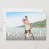 Mele Kalikimaka | Hawaiian Holiday Carte photo (Devant)