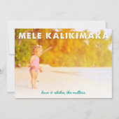 Mele Kalikimaka | Hawaiian Holiday Carte photo (Devant)