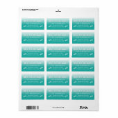 Mele Kalikimaka Hawaiian Kerstmis Adres Etiket (Full Sheet)