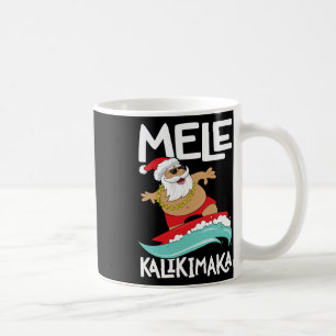 Mele Kalikimaka Hawaiian Kerstmis Hawaii Surfing Koffiemok