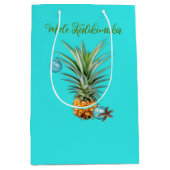 Mele Kalikimaka Hawaiian Kerstmis Medium Cadeauzakje (Voorkant)