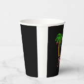 Mele Kalikimaka Hawaiian Zweet voor Kerstmis Papieren Bekers (Rechts)