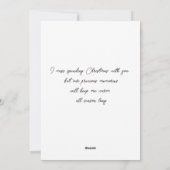 Mele Kalikimaka Hawaiin kerstfeestdag Kaart (Achterkant)