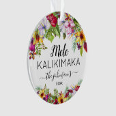 Mele Kalikimaka Holiday Ornament (voorkant)
