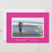 Mele Kalikimaka Joyeuse carte de Noël (Dos)