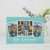 Mele Kalikimaka Joyeuse carte de Noël (Debout devant)