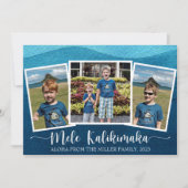 Mele Kalikimaka Joyeuse carte de Noël (Devant)