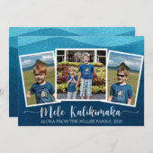 Mele Kalikimaka Joyeuse carte de Noël (Devant / Derrière)