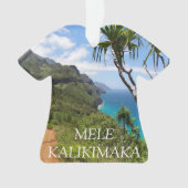 Mele Kalikimaka Joyeux Noël Hawaii Keepsaké (devant)