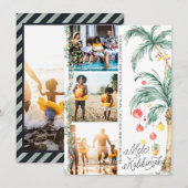 Mele Kalikimaka | Kaart voor kerstfoto's (Voorkant / Achterkant)