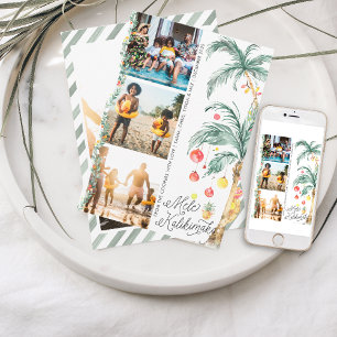 Mele Kalikimaka Kerst Foto Collage Kaart