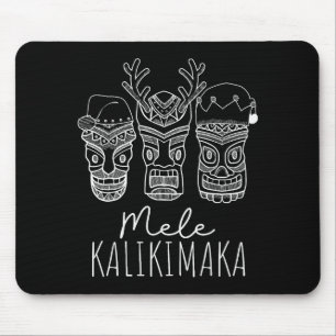 Mele Kalikimaka Kerst Hawaiaanse Kerstman Tiki Mas Muismat