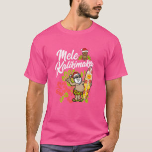 Mele Kalikimaka Kerst Hawaiiaanse T-shirt geschenk