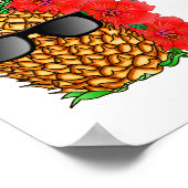 Mele Kalikimaka kerstananas Poster (Hoek)