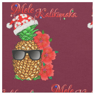 Mele Kalikimaka kerstananas Stof