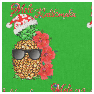 Mele Kalikimaka kerstananas Stof