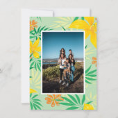 Mele Kalikimaka kerstfoto Kaart collage (Achterkant)