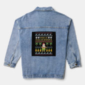 Mele Kalikimaka Kerstmis Denim Jacket (Achterkant)
