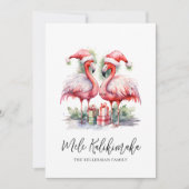 Mele Kalikimaka Kerstmis Feestdagenkaart (Voorkant)