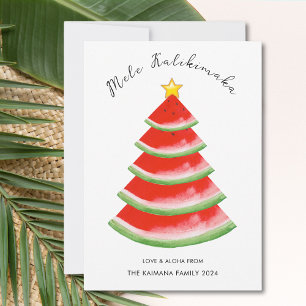 Mele Kalikimaka Kerstmis Feestdagenkaart