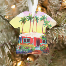 Mele Kalikimaka Kerstplantage Rode Cottage Ornament