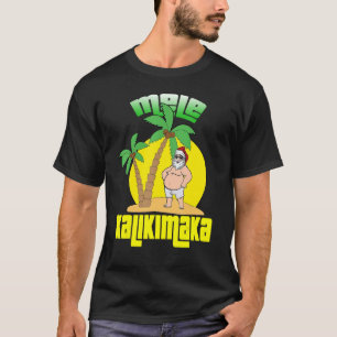 Mele Kalikimaka KerstSanta Shaka Hawaiian T-shirt