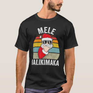 Mele Kalikimaka Kerstshka T-shirt Santa Claus Ha