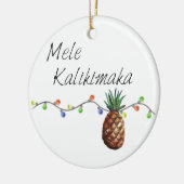 Mele Kalikimaka - kerstversiering Keramisch Ornament (Links)