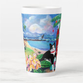 Mele Kalikimaka Kitty Latte Mug (Devant)