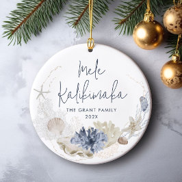 Mele Kalikimaka Kustvakantie Keramisch Ornament