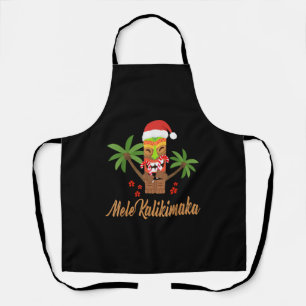 Mele Kalikimaka Merry Kerstmis Hawaiian Xmas Gift Schort