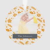 Mele Kalikimaka Noël 2 Photo Orange (dos)