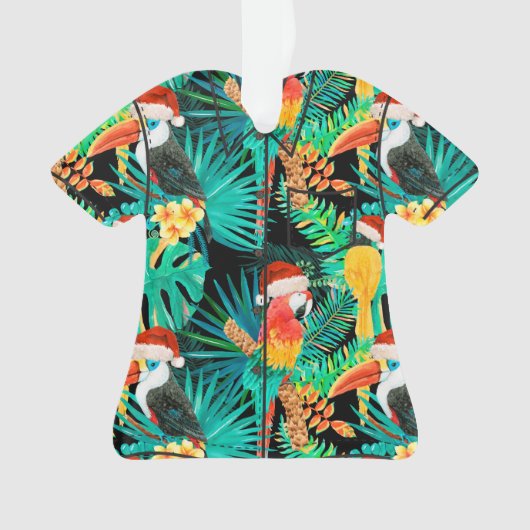 Mele Kalikimaka Oiseaux de la jungle tropicale (devant)