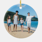 Mele Kalikimaka Ornement de Noël personnalisé (Dos)