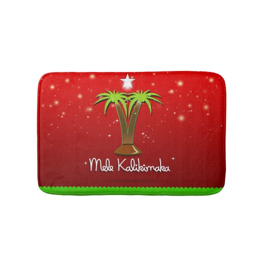 Mele Kalikimaka Palm Tree for Xmas Badmat (Voorkant)