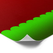 Mele Kalikimaka Palm Tree for Xmas Poster (Hoek)