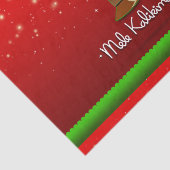 Mele Kalikimaka Palm Tree for Xmas Tissuepapier (Detail)