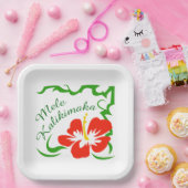 Mele Kalikimaka Papieren Bordje (Feest)